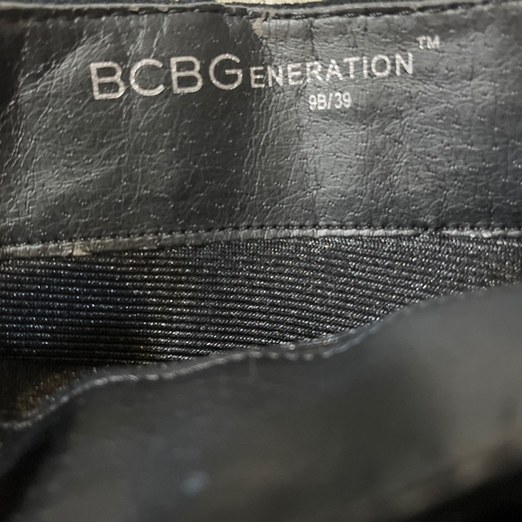 BCBGeneration Tall Suede Leather Pull-on Boot in Black Size 9 - Picture 10 of 11